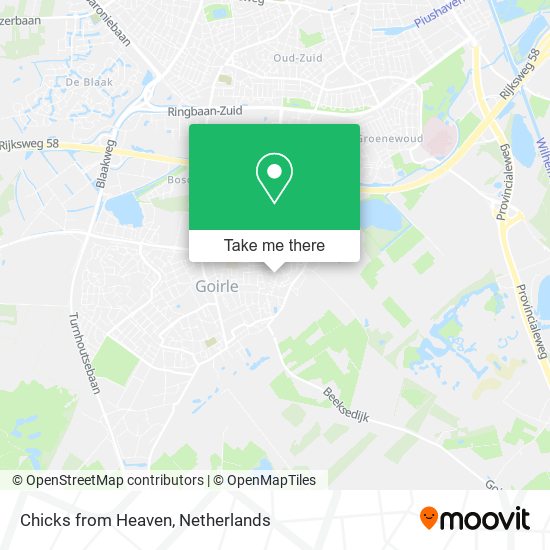 Chicks from Heaven map