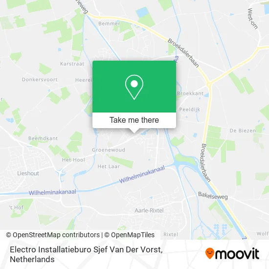 Electro Installatieburo Sjef Van Der Vorst map