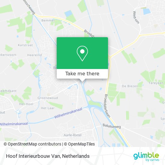 Hoof Interieurbouw Van map