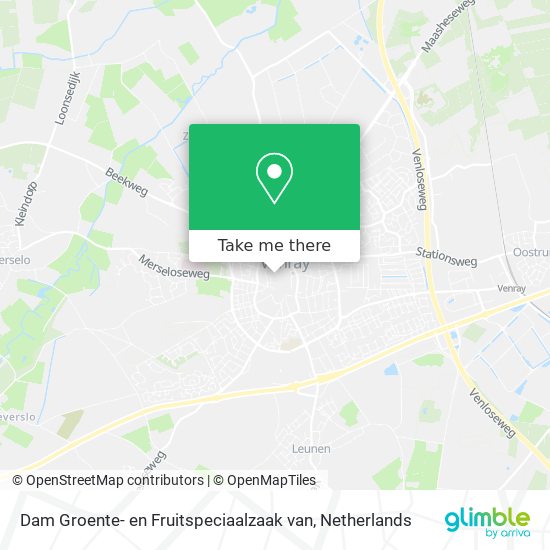 Dam Groente- en Fruitspeciaalzaak van map