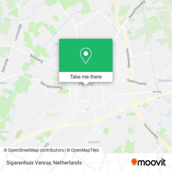 Sigarenhuis Venray Karte