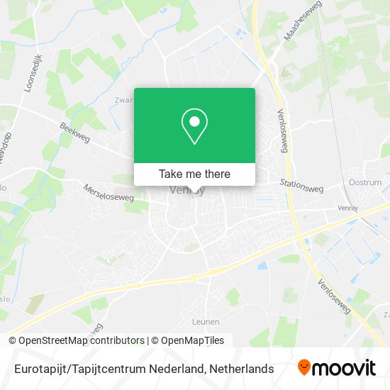 Eurotapijt / Tapijtcentrum Nederland Karte