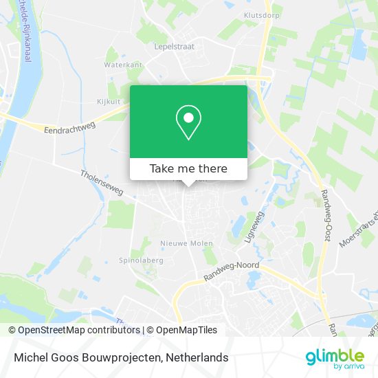 Michel Goos Bouwprojecten map