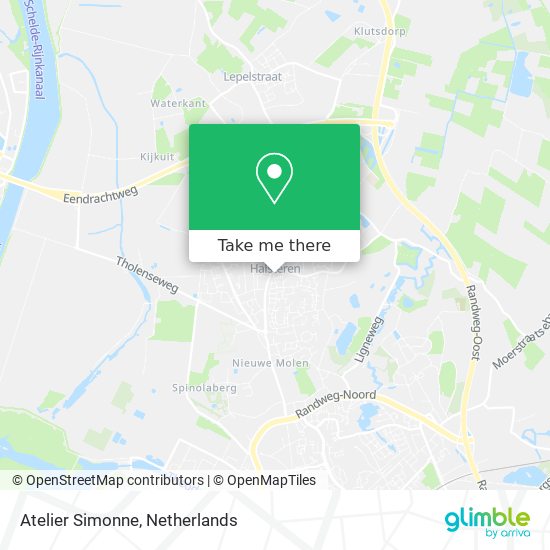 Atelier Simonne map