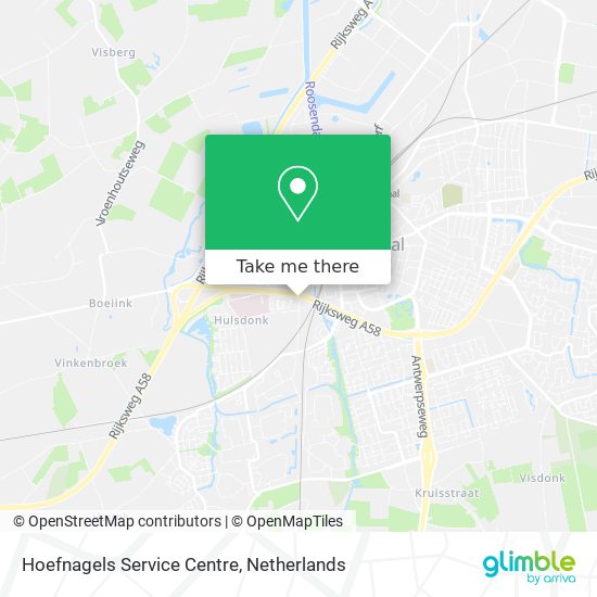 Hoefnagels Service Centre map