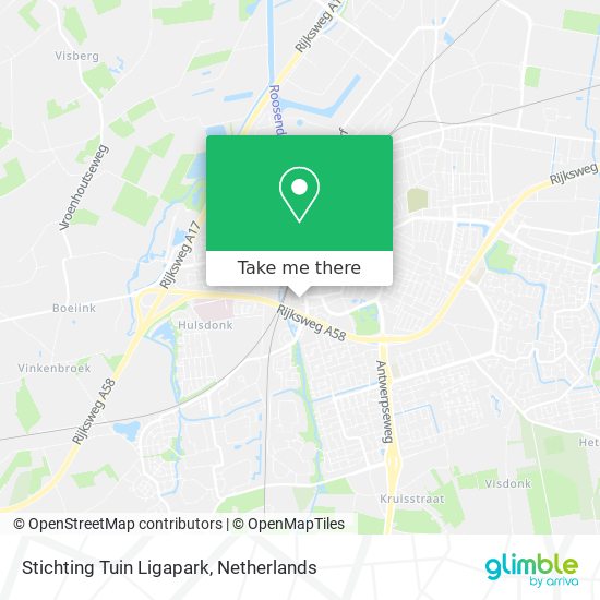 Stichting Tuin Ligapark map