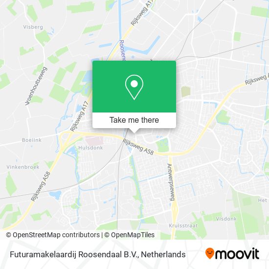 Futuramakelaardij Roosendaal B.V. Karte