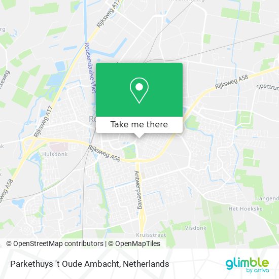 Parkethuys 't Oude Ambacht map