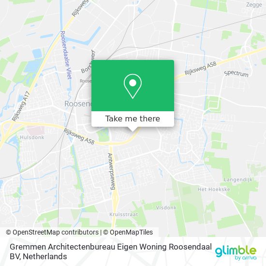 Gremmen Architectenbureau Eigen Woning Roosendaal BV map