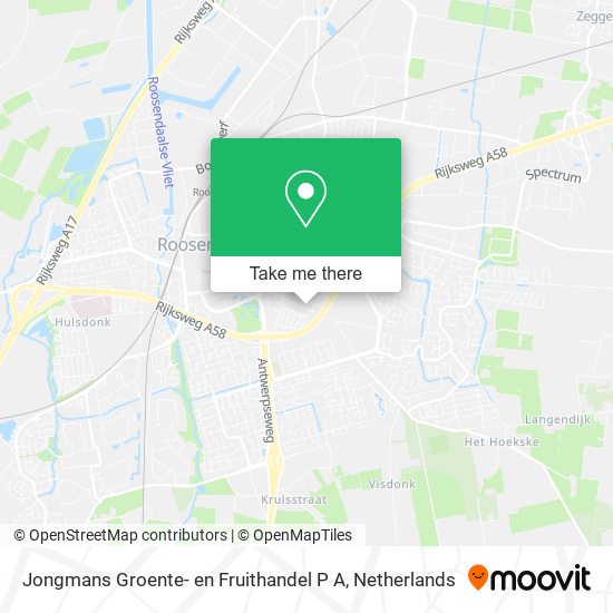Jongmans Groente- en Fruithandel P A map