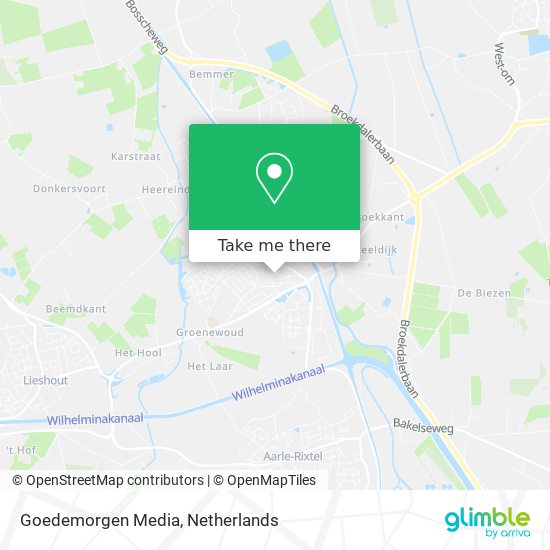 Goedemorgen Media map