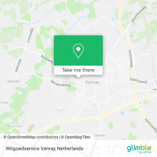 Witgoedservice Venray Karte