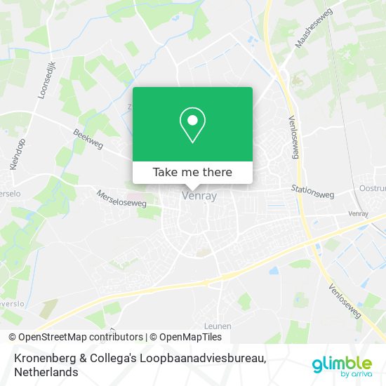 Kronenberg & Collega's Loopbaanadviesbureau map