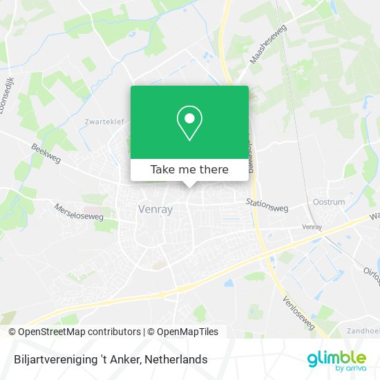 Biljartvereniging 't Anker map