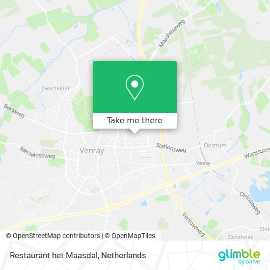 Restaurant het Maasdal map