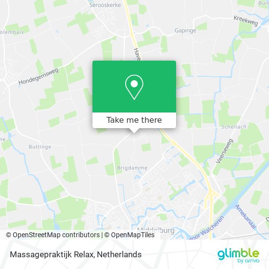 Massagepraktijk Relax map