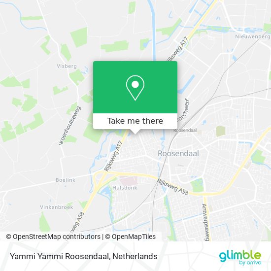 Yammi Yammi Roosendaal map