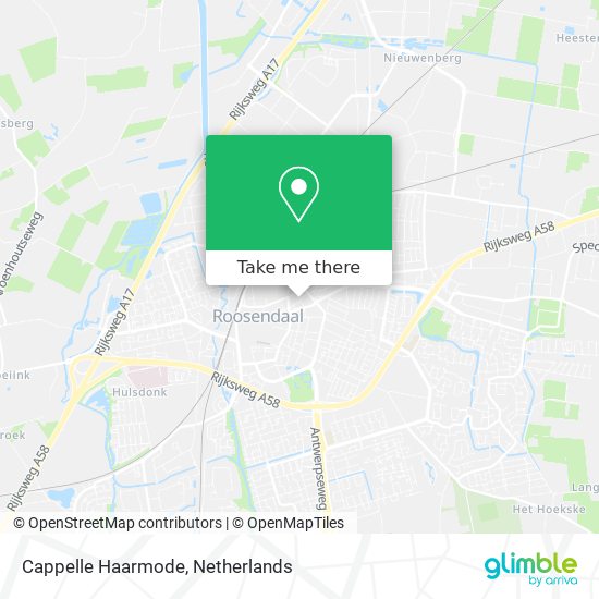Cappelle Haarmode map