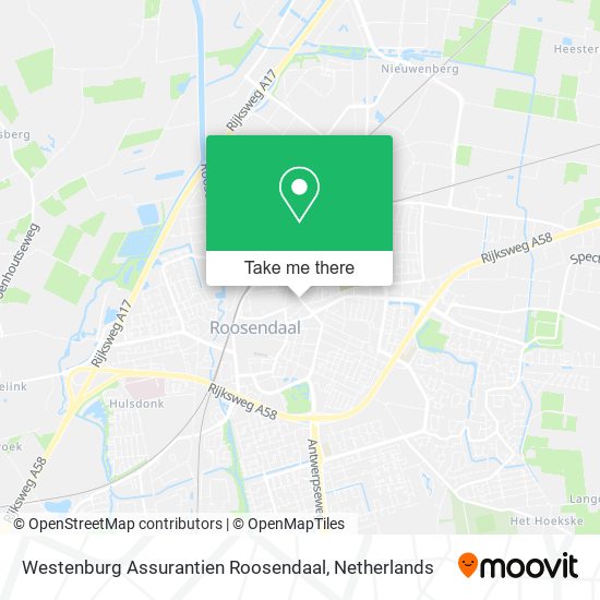 Westenburg Assurantien Roosendaal map