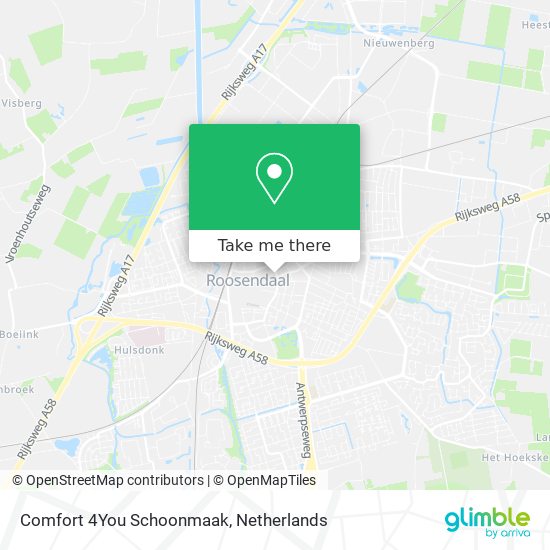 Comfort 4You Schoonmaak map