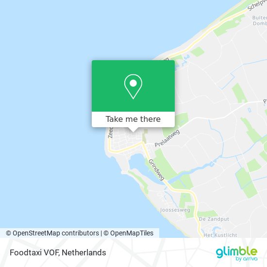 Foodtaxi VOF map