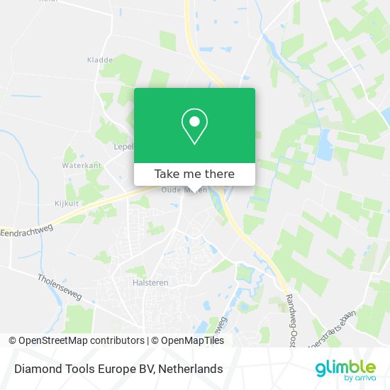 Diamond Tools Europe BV map