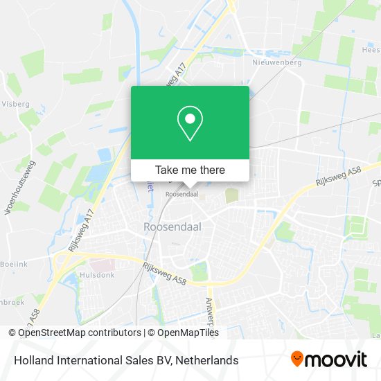 Holland International Sales BV Karte