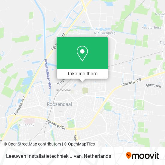 Leeuwen Installatietechniek J van Karte