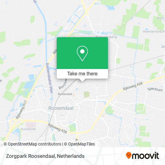 Zorgpark Roosendaal map