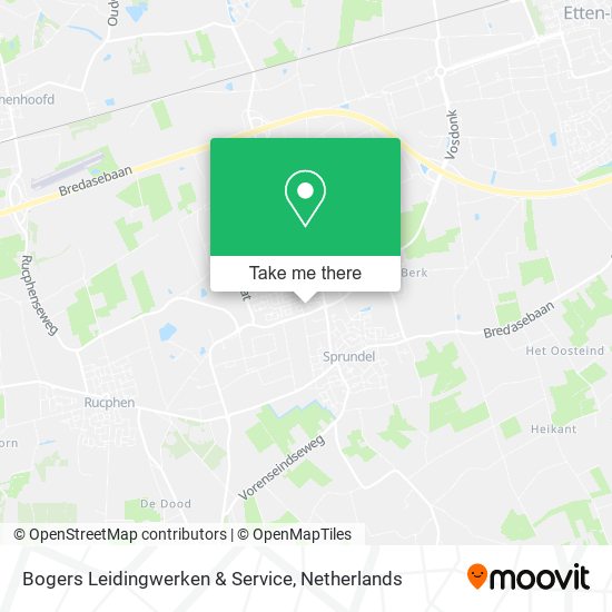 Bogers Leidingwerken & Service map