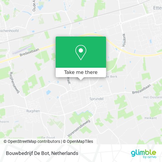 Bouwbedrijf De Bot map