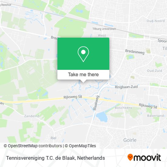 Tennisvereniging T.C. de Blaak map