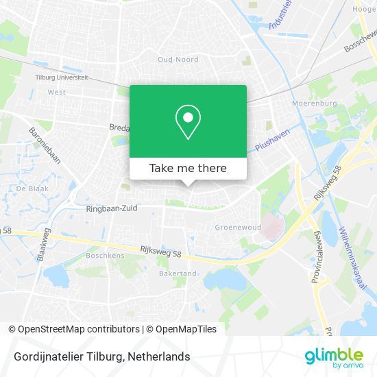 Gordijnatelier Tilburg Karte