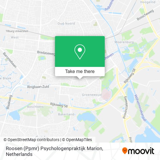 Roosen (Ppmr) Psychologenpraktijk Marion map