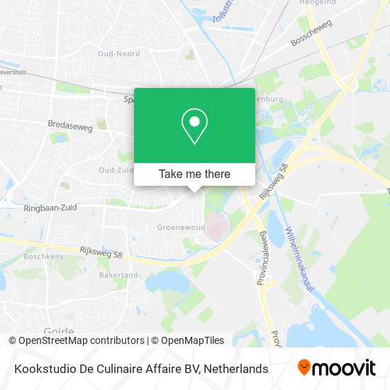 Kookstudio De Culinaire Affaire BV map