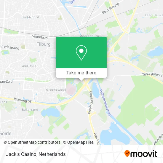 Jack's Casino map