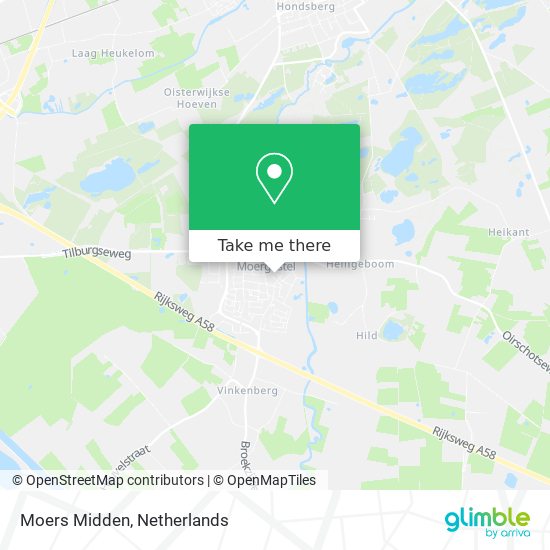 Moers Midden map