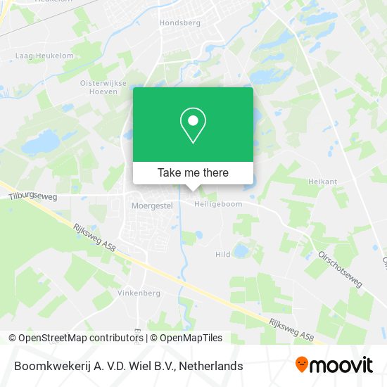 Boomkwekerij A. V.D. Wiel B.V. map