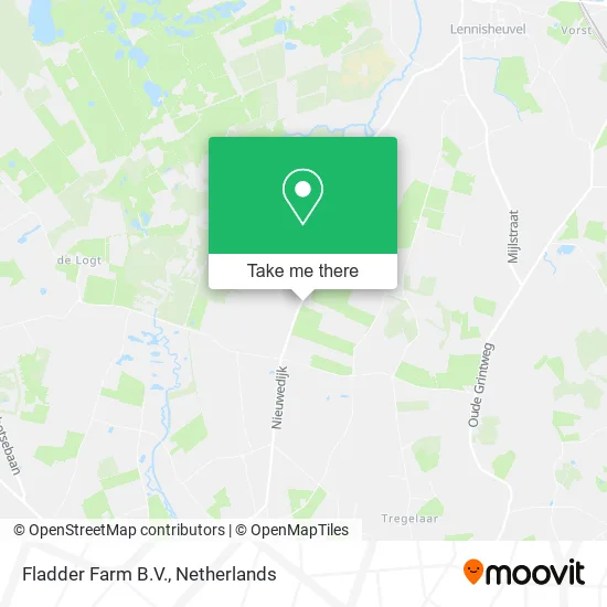 Fladder Farm B.V. map