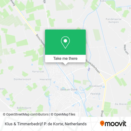 Klus & Timmerbedrijf P. de Korte map