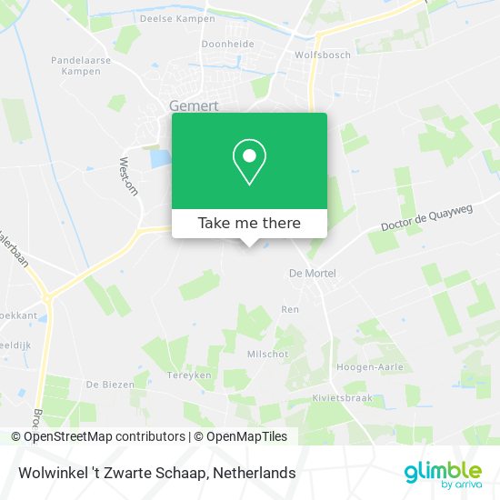 Wolwinkel 't Zwarte Schaap Karte