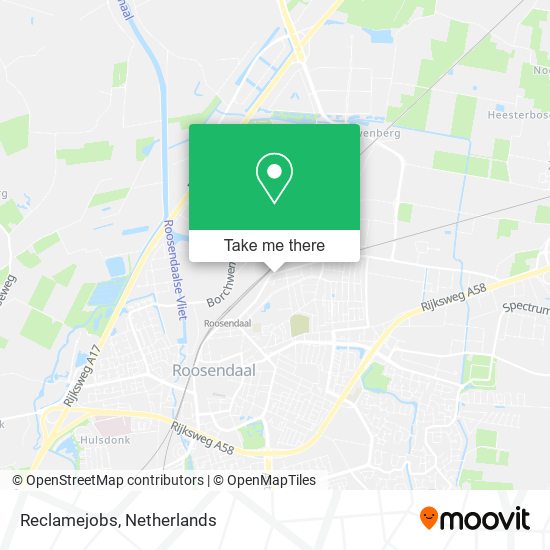 Reclamejobs map