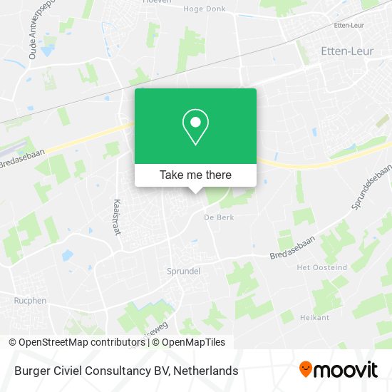 Burger Civiel Consultancy BV map