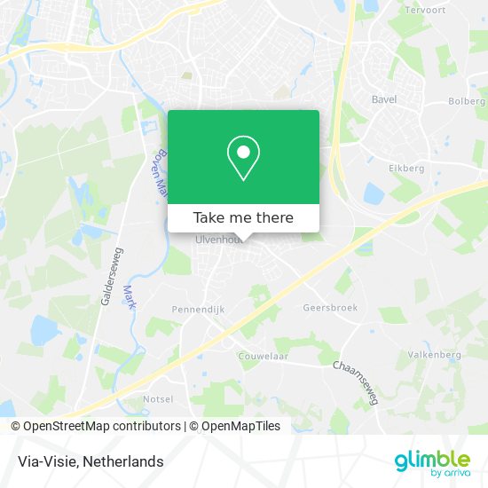 Via-Visie map