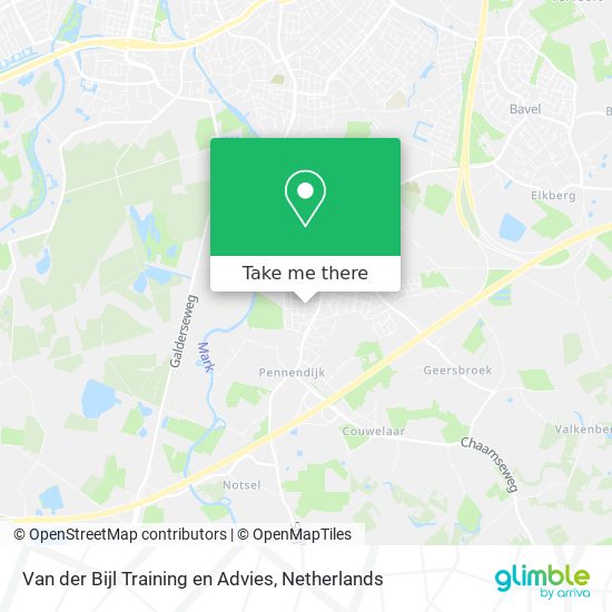 Van der Bijl Training en Advies Karte