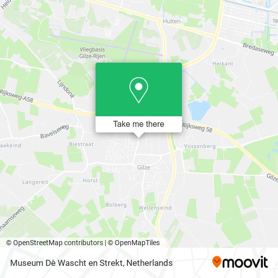 Museum Dè Wascht en Strekt map