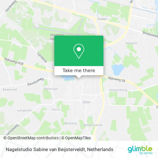 Nagelstudio Sabine van Beijsterveldt map