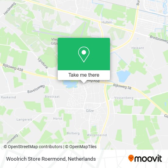 Woolrich Store Roermond map