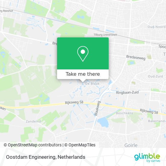 Oostdam Engineering map