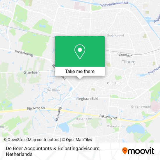 De Beer Accountants & Belastingadviseurs map